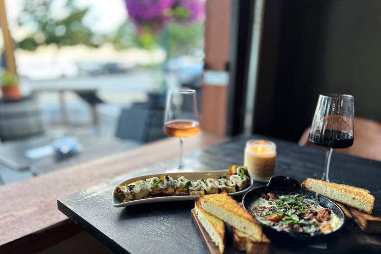 A Couple of Delicious appetizers From Cibo And Vines in Peachland